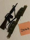 GI JOE 1960S ACTION SOLDIER M-16 RIFLE AND CARTRIDGE AMMO BELT VINTAGE ORIGINAL