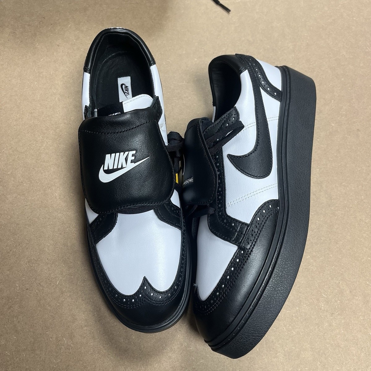 Nike G-Dragon x Kwondo 1 Yin-Yang Mens Size 11 Black White Leather