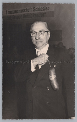Man with sausage - Landsmannschaft Silesia district Berlin Reinickendorf - photo