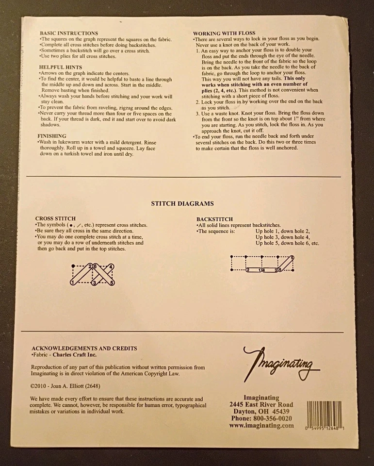 GOOD MORNING--Colorful Crowing Rooster--Farm--Counted Cross Stitch Pattern - Image 3 of 3