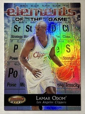 2000-01 Bowman's Best Elements of the Game, Lamar Odom, Card #EG10