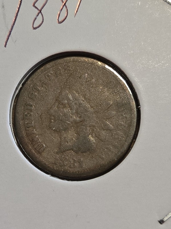 1881 Indian Head Cent Penny 1C CIRCULATED