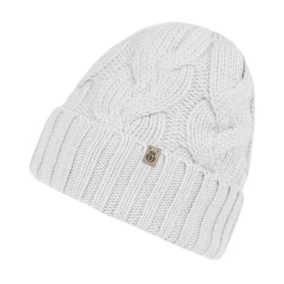 Roeckl Braided Cashmere Mütze Wintermütze onesize Woolwhite Premium