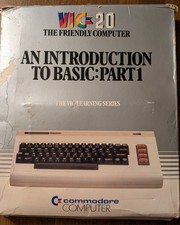   Vintage   Commodore VIC-20 Introduction to BASIC Part 1 - CIB w/Tapes  Tray