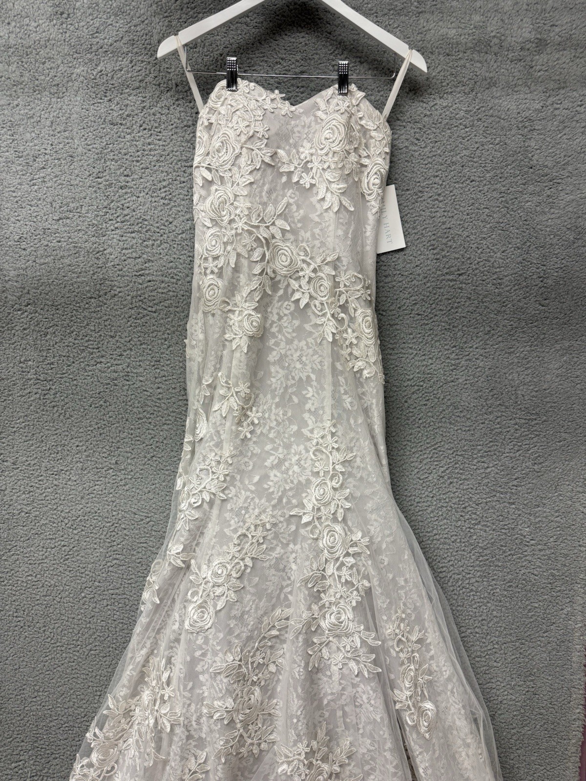 Emily Hart Light Grey A Line Dress Women's Size 8 NWT