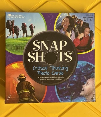 NEW Learning Resources Snap shots Critical Thinking Cards PreK-K Home School 
