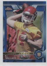 2015 Topps Chrome Rookies Blue Refractor 64/199 Bo Wallace #188 0a2