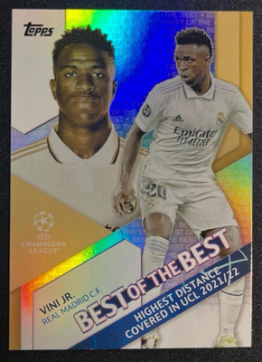 2022-23 Topps UEFA Soccer Club Competitions Best Of The Best VINI JR #BB-5