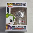 The Joker 53 Silver Chrome Batman Arkham Asylum DC Funko Pop Vinyl