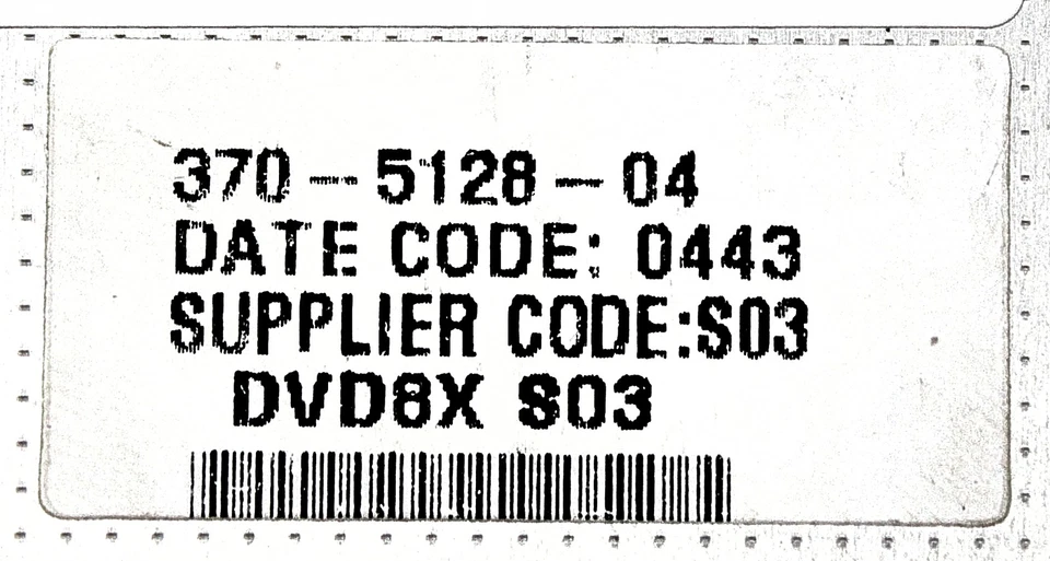 Sun Microsystems 370-5128 V210/V240 SLIMLINE DVD - Image 2 of 4