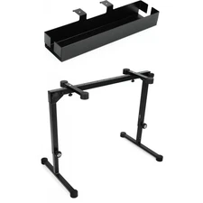 K&M Omega Pro Keyboard Stand 18820 with Cable Organizer