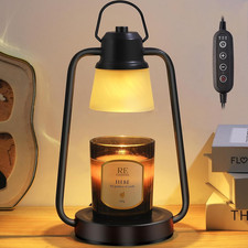 Candle Warmer Lamp with Timer Dimmer - Electric Wax Melt Warmer Lamp for Jar Can