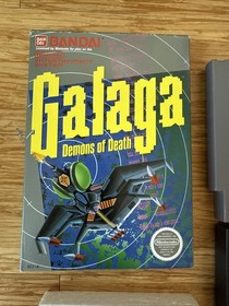 NINTENDO NES GALAGA COMPLETO DI SCATOLA CIB RARO AUTENTICO TESTATO