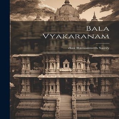 Bala Vyakaranam Dusi Ramamurth Sastry Paperback Creative Media Pa