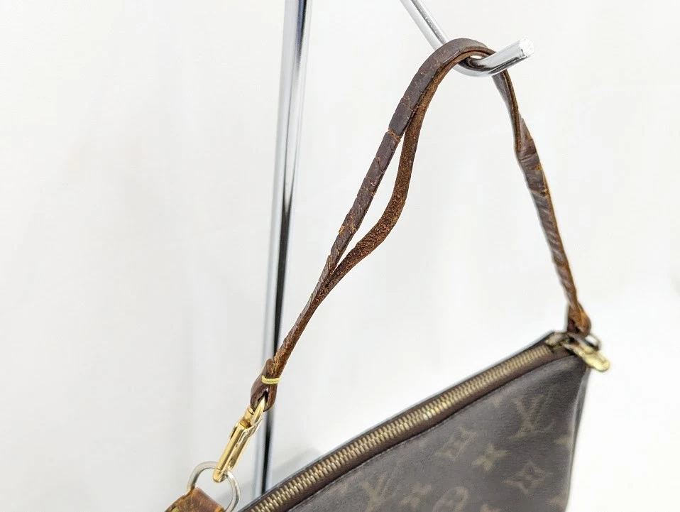 LOUIS VUITTON Monogram Pochette Accessoires Pouch Brown M40712 AR1012 Authentic - Image 2 of 4