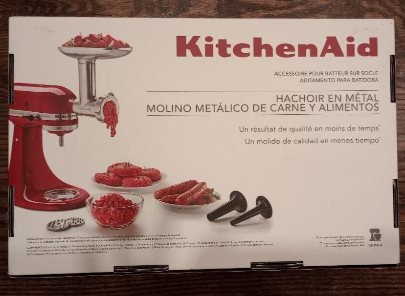 KitchenAid Metal Food Grinder Attachment KSMMGA eBay
