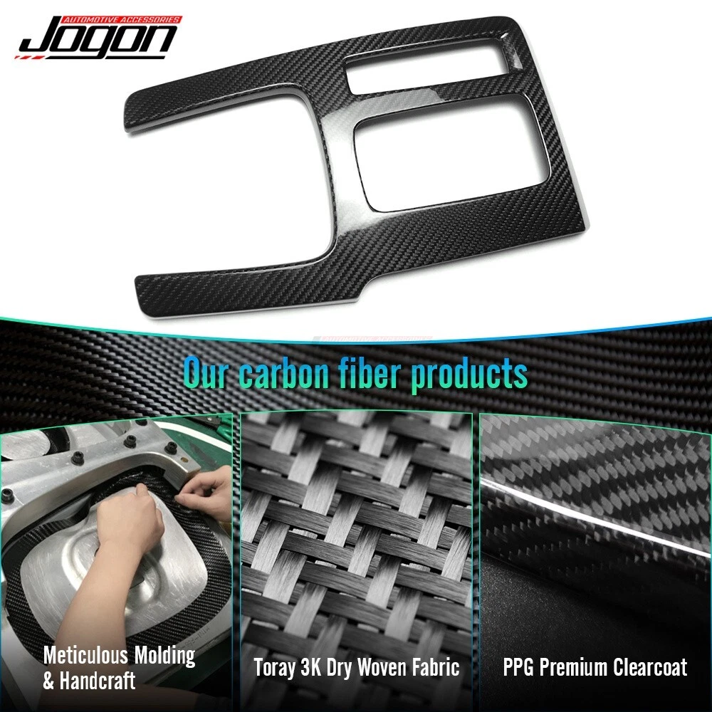 Real Carbon Fiber Gear Shift Panel Cover Trim For Acura Integra 2022 2023-24 AT - Picture 5 of 15