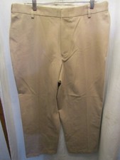 MENS ORVIS STRETCH WAIST 100 COTTON BEIGE PANTS SIZE 36X28