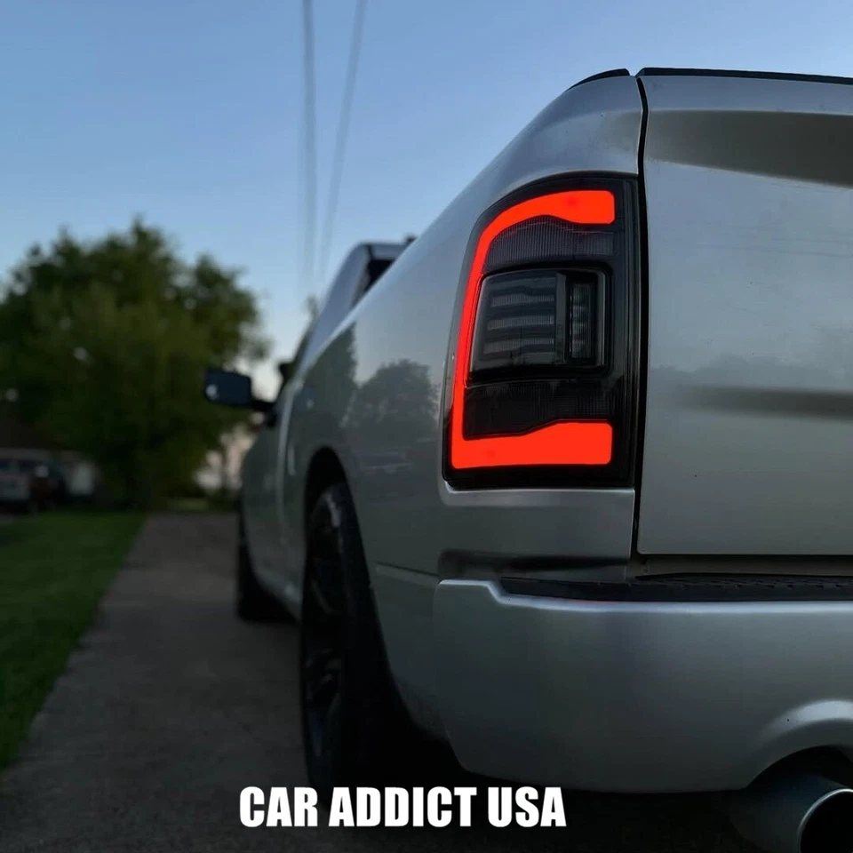 Light Smoked Tail Lights for 2009-2018 Dodge Ram 1500 2500 3500 LED Rear Lights - Image 4 of 4