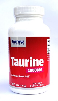 Jarrow Formulas TAURIN DOPPELTE STÄRKE 1000 MG 100 VEGETARISCHE KAPSELN