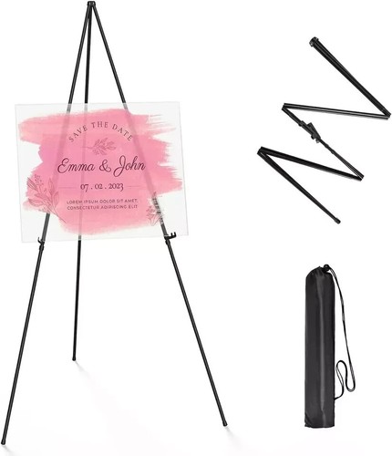 Easel Stand Sturdy Display for Wedding Instant Tripod Portable Floor Easel 63" - Picture 9 of 14
