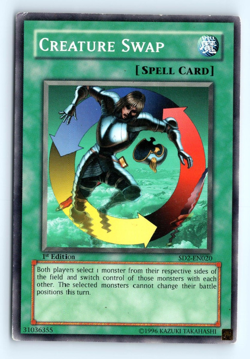 Yu-Gi-Oh Creature Swap #SD2-EN020 Structure Deck: Zombie Madness