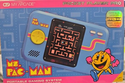 Pocket Player Pro Ms. Pac-Man Portable Gaming System