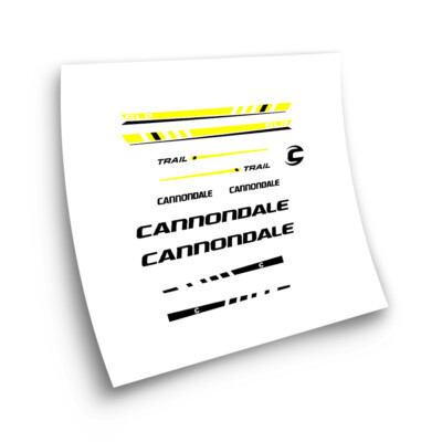STAR SAM   PEGATINAS CUADRO Cannondale Trail SL2 STICKER FRAME DECALS BIKE