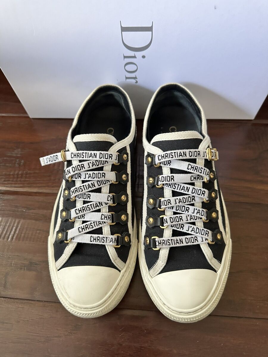 AUTHENTIC CHRISTIAN DIOR Walk N Dior Low Top Sneaker in AUTHENTIC CHRISTIAN DIOR Walk N Dior Low Top Sneaker in