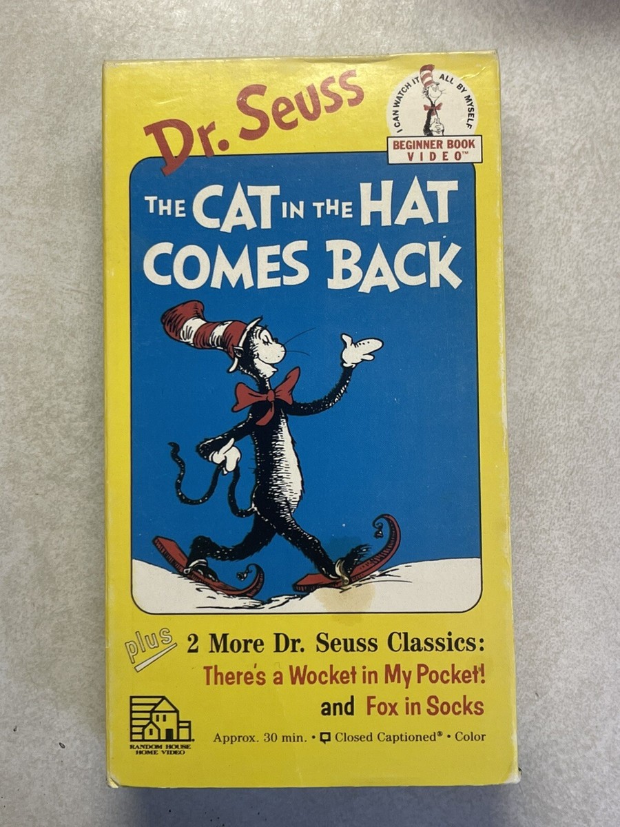 Dr. Seuss - The Cat in the Hat Comes Back (VHS, 1989) 74645123530