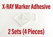 XRAY Marker Adhesive Washable  Reusable 2 Set 4 pieces X-Ray Radiology