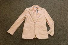 398 Polo Ralph Lauren Women's Cotton Stretch Blazer - Size 8 - Pale Pink