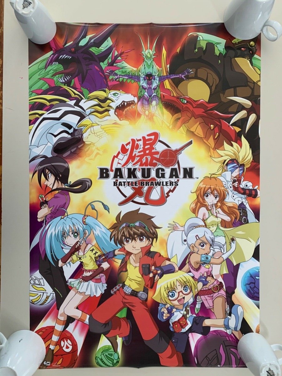 BAKUGAN,BATTLE BRAWLERS, AUTHENTIC,LICENSED 2008 POSTER
