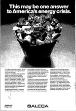 Alcoa Aluminum Pass it on Original Vintage Print Ad