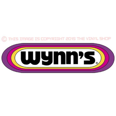 4 inch wide WYNNS vintage logo decal hot rod, NHRA, gasser, drag race