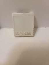 Official OEM Nintendo GameCube DOL-020 Authentic 1019 Block White Memory Card