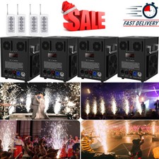 4PCS Large Cold Spark Machine 700W DMX Stage Firework Machine 6.6-9.8ft DJ Lamp