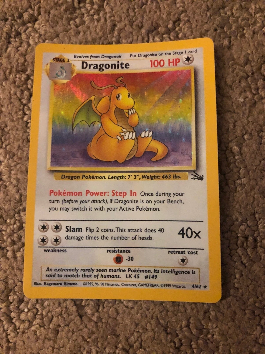 pokemon card value dragonite Dragonite EX -Single Card main image 0