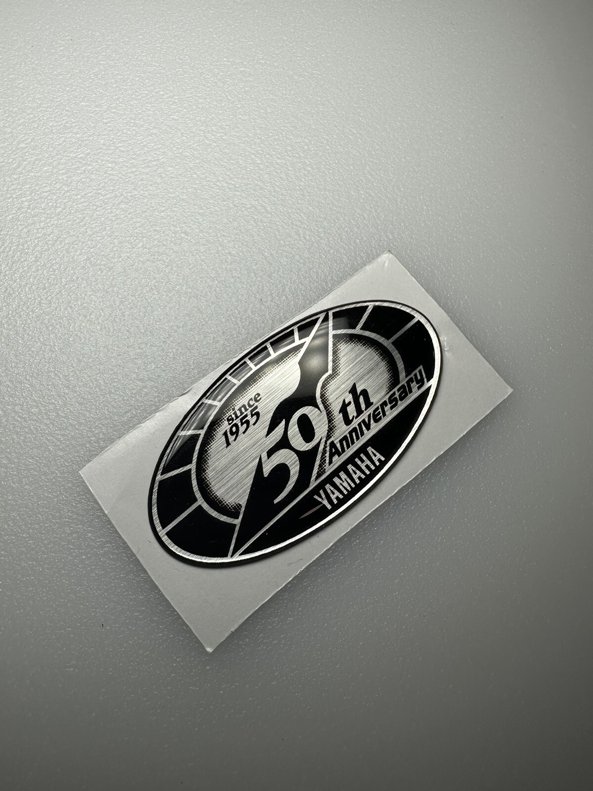 yamaha 50th anniversary sticker decal (SILVER)