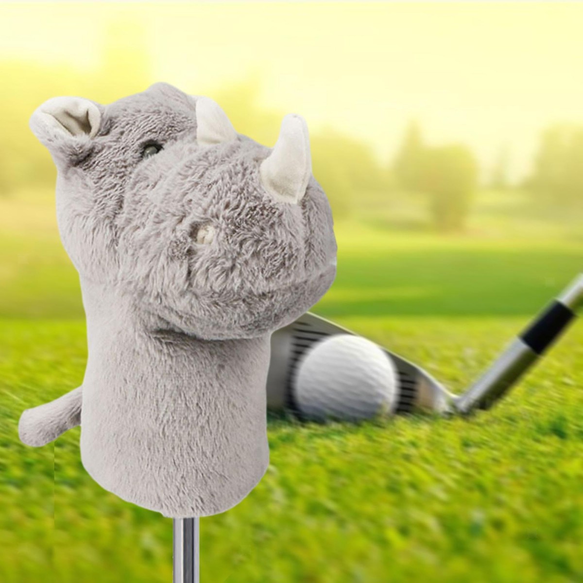 Golf Club Head Cover for Driver Cute Rhino Club Giveaway Golf Club 