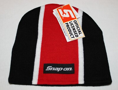 Snap-On Tools Thick Stripe Knit Red 
