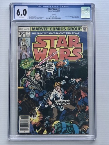Star Wars #2 1977 CGC  6.0 white pages Marvel Comics