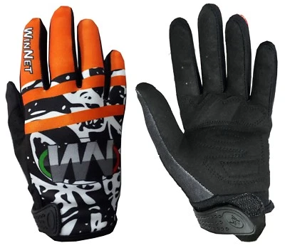 WINNET Guanti guantini bambino bimbo per mini moto da cross quad bici 6 8 10 12 anni