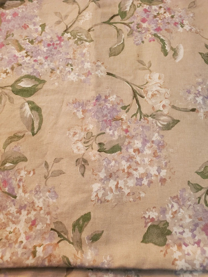 Ralph Lauren American Living Lila Parque Floral Rayas Estándar Almohada Falsa Usada en Excelente Condición Foto 2 de 4