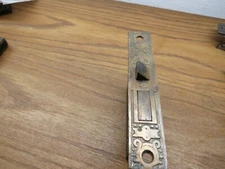 OLD MORTISE LOCK  ...ORNATE  "RUSSELL& ERWIN "???? .