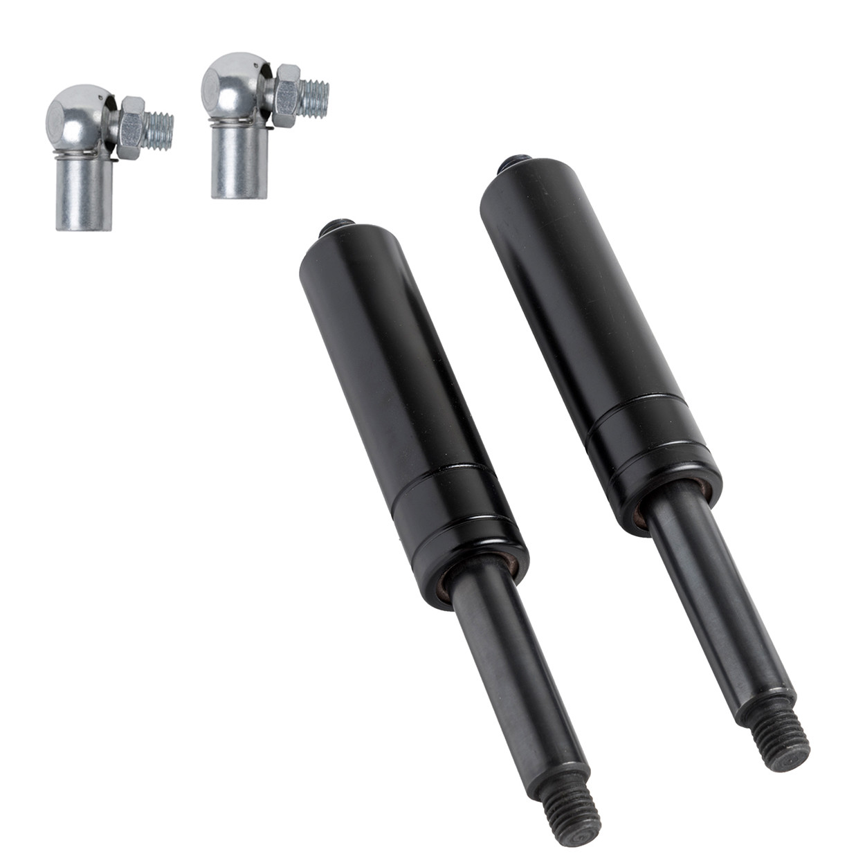 Pair 600lbs lambo door shocks f bolt on vertical hinge lamborghini w Ball Joints