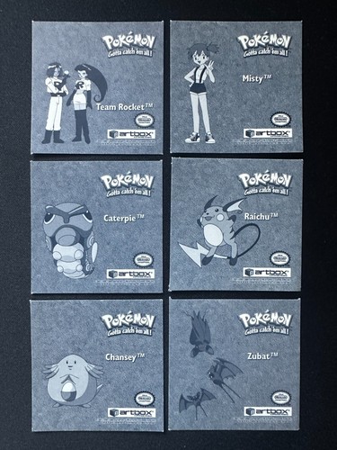 Pokemon Artbox Series One Silver Prism Holo Sticker Set Complete - 45 Stickers - 第 16/23 張圖片
