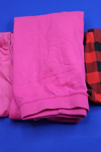 Mixed Lot of Five Girls Sweat and Pajama Pants Size Large 10-12 Pink Red Black - Picture 3 of 6