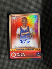 BRYSON TUCKER Topps Chrome McDonalds All American Black Refractor AUTO 08/10