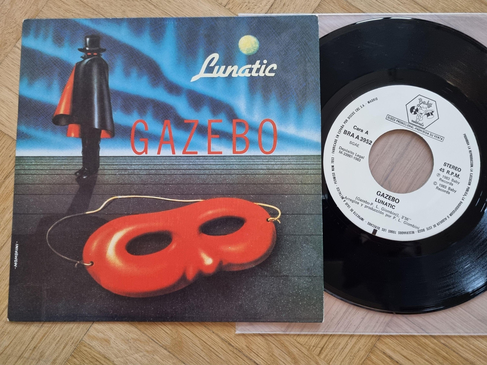 7"" Single Gazebo - Lunatic Vinyl Spain PROMO